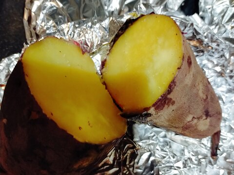 オーブンでねっとり焼き芋